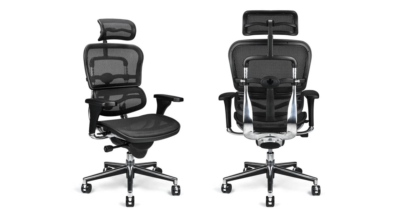 Raynor Ergohuman ME7ERG Mesh Chair With Headrest - Open Box 3 Raynor Ergohuman ME7ERG Mesh Chair With Headrest - Open Box