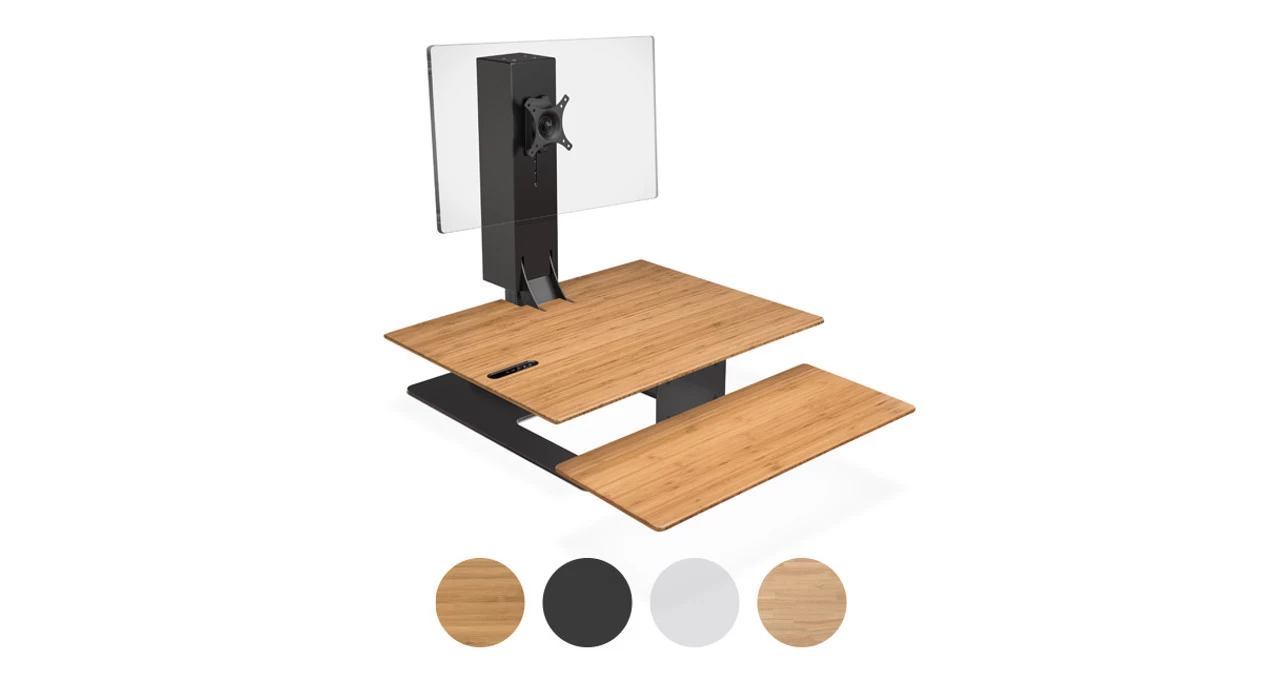 E7 Electric Standing Desk Converter By UPLIFT Desk 10 E7 Electric Standing Desk Converter By UPLIFT Desk - Image 8