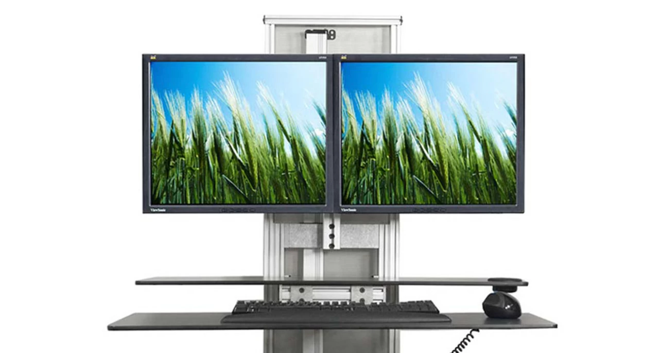 Innovative One Touch Ultra Desktop Standing Converter 4 Innovative One Touch Ultra Desktop Standing Converter - Image 2