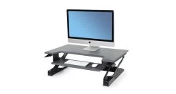 Ergotron WorkFit T Sit-Stand Desktop Workstation -Office Chair ergotron workfit t sit stand desktop workstation erg002 3 90857.1491928330