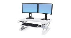 Ergotron WorkFit T Sit-Stand Desktop Workstation -Office Chair ergotron workfit t sit stand desktop workstation erg002 5 08774.1491928330
