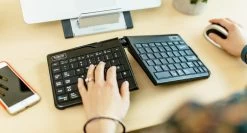 Goldtouch Go!2 Bluetooth Wireless Keyboard GTP-0044W -Office Chair goldtouch go bluetooth wireless keyboard GTP 0044W GLD119 9 86094.1484613946