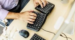 Goldtouch V2 Adjustable Ergonomic Keyboard - PC Only (USB & PS2) -Office Chair goldtouchkey GTN 0099 GLD100 7 09506.1490716481