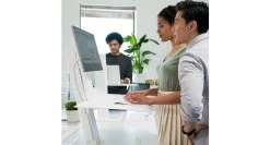 Humanscale Quickstand Eco Height Adjustable Workstation - Single Monitor -Office Chair humanscale quickstand eco single HUS106 3 44903.1510816111