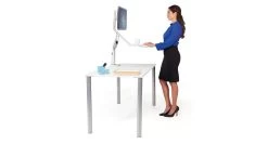 Humanscale QuickStand Lite Height Adjustable Workstation - Single Monitor -Office Chair humanscale quickstand lite workstation single monitor hus615 1 14179.1489166564