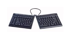 Kinesis Freestyle2 Blue, Multichannel Bluetooth Keyboard For PC