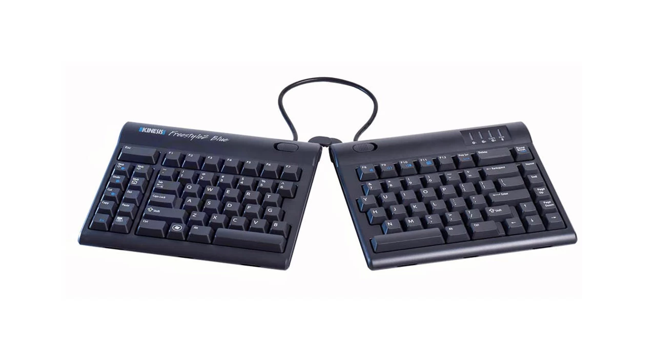 Kinesis Freestyle2 Blue, Multichannel Bluetooth Keyboard For PC 3 Kinesis Freestyle2 Blue, Multichannel Bluetooth Keyboard For PC
