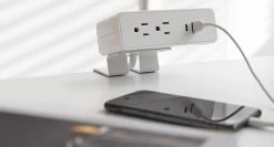 Humanscale NeatHub Clamp-On Or Under-Mount Power With USB -Office Chair product gallery image neat hub hus117 3 12707.1618512780