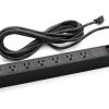 8-Outlet Mountable Surge Protector By UPLIFT Desk -Office Chair product image 8 outlet mountable surge protector 1 64641.1595621261
