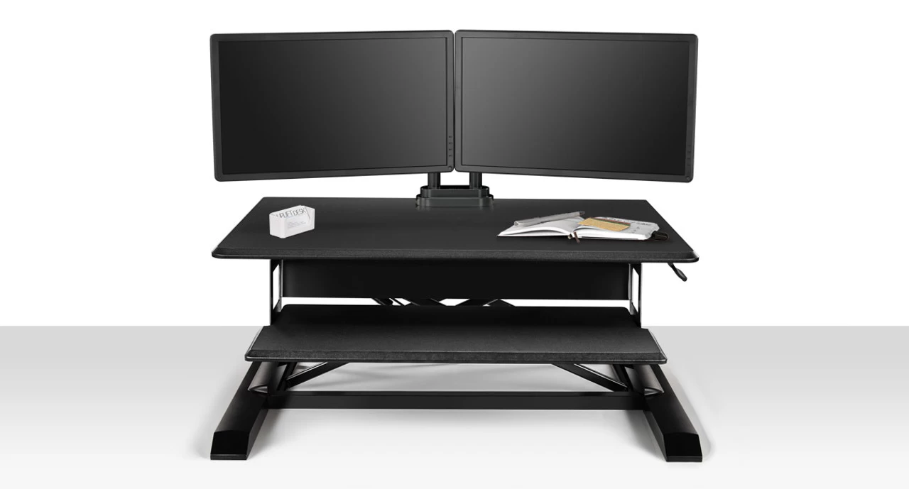 ATX Standing Desk Converter By UPLIFT Desk 4 ATX Standing Desk Converter By UPLIFT Desk - Image 2