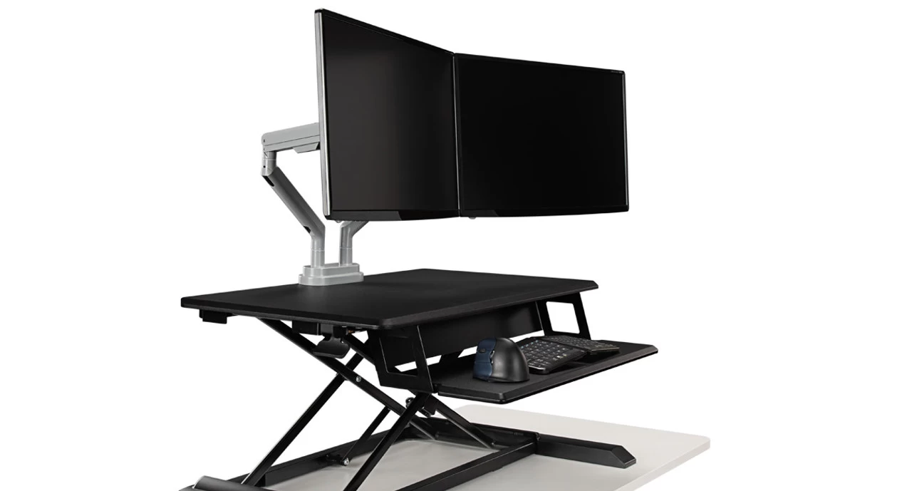 ATX Standing Desk Converter By UPLIFT Desk 10 ATX Standing Desk Converter By UPLIFT Desk - Image 8