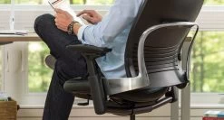 Steelcase Leap Chair In Leather -Office Chair steelcase leap chair leather stc259 5 90070.1490226506