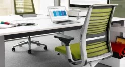 Steelcase Think Chair With 3D Knit Back -Office Chair steelcase think chair mesh back stc229 4 90276.1488052732