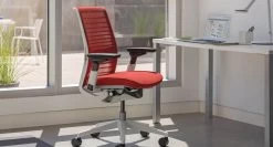 Steelcase Think Chair With 3D Knit Back -Office Chair steelcase think chair mesh back stc229 5 63656.1488052732