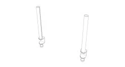 Steelcase Worktools SlatRail With Stanchions WSR -Office Chair steelcase worktools details slatrail stc179 3 33256.1490285120