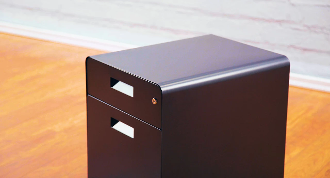 2-Drawer File Cabinet With Seat, Rolling By UPLIFT Desk 7 2-Drawer File Cabinet With Seat, Rolling By UPLIFT Desk - Image 5