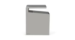 Hanging Storage Cubby By UPLIFT Desk -Office Chair uplift desk hanging storage cubby grey STR004 3 55442.1522957825