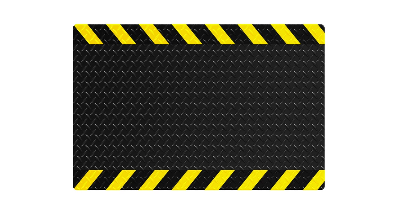 Wearwell 414 15/16" Ultra Soft Diamond Plate Anti-Fatigue Mat 6 Wearwell 414 15/16" Ultra Soft Diamond Plate Anti-Fatigue Mat - Image 4